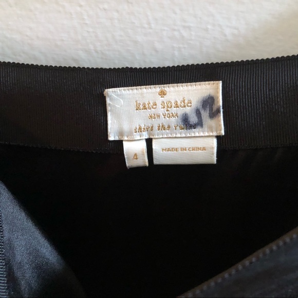 Kate Spade Black Flare Lined Skirt Size 4 - Lula Tokyo “Skirt the Rules” - Picture 2 of 6